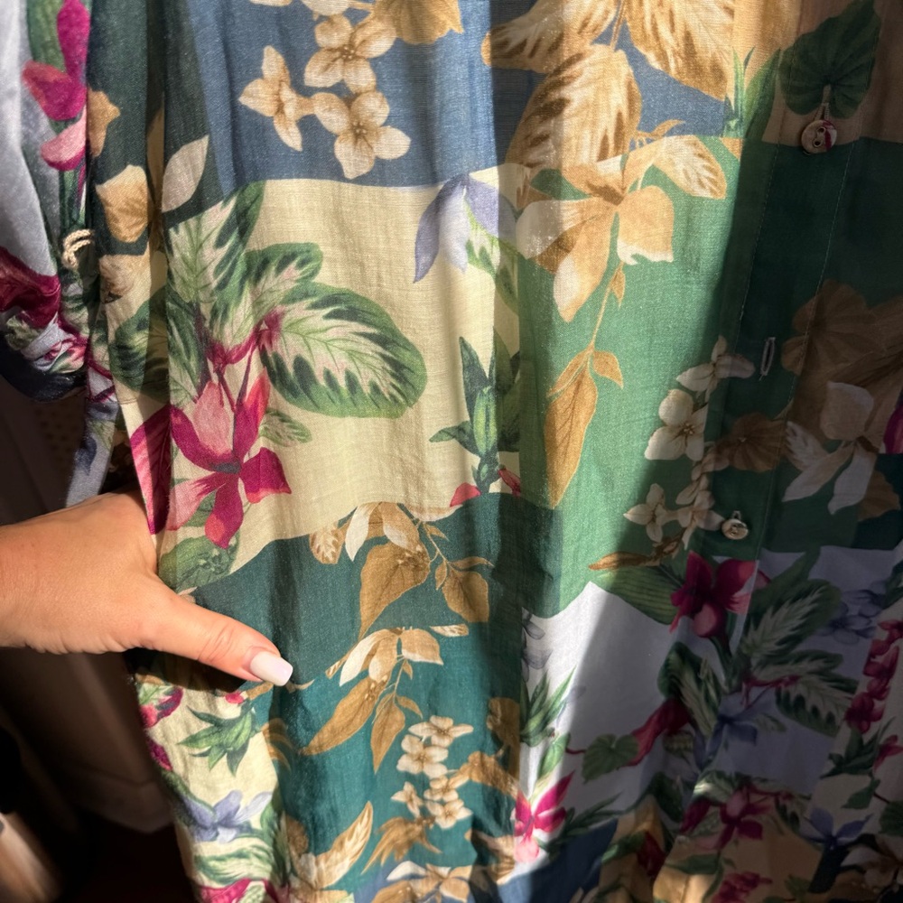NWT Tommy Bahama Hightide Midi Shirt Dress Sz M - Picture 11 of 16